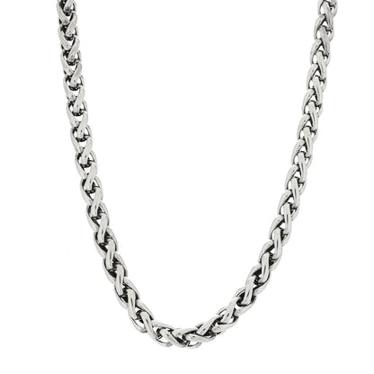 David Yurman Sterling Silver 14K Yellow Gold 6mm Wheat Chain Necklace 1 of 5