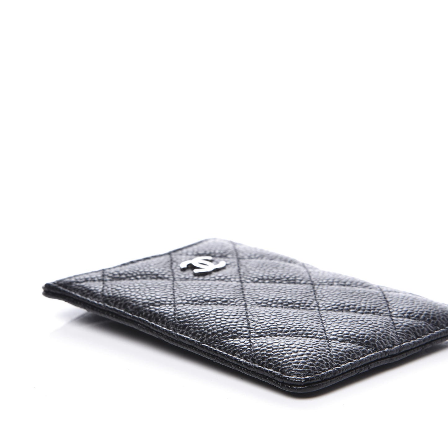 Caviar Quilted iPhone Case Black