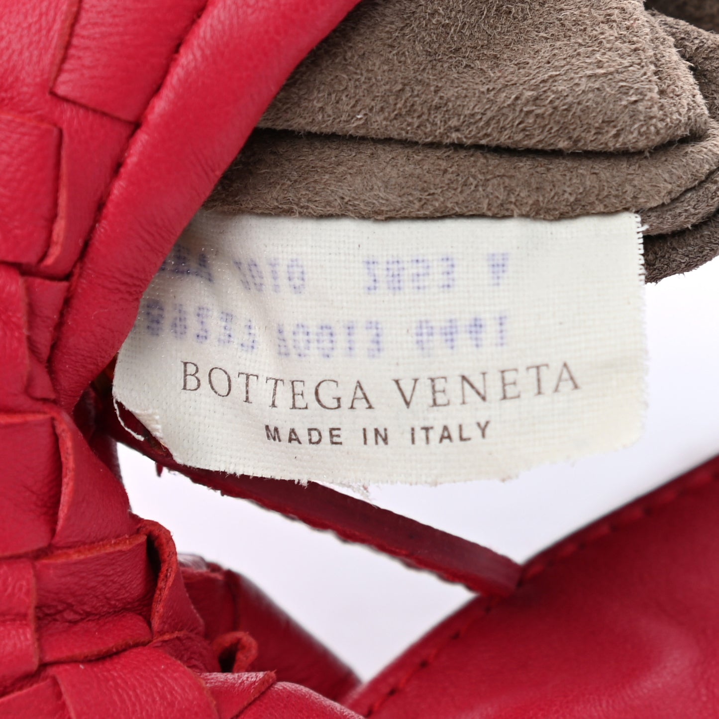 Nappa Intrecciato Mini Veneta Hobo Fuchsia