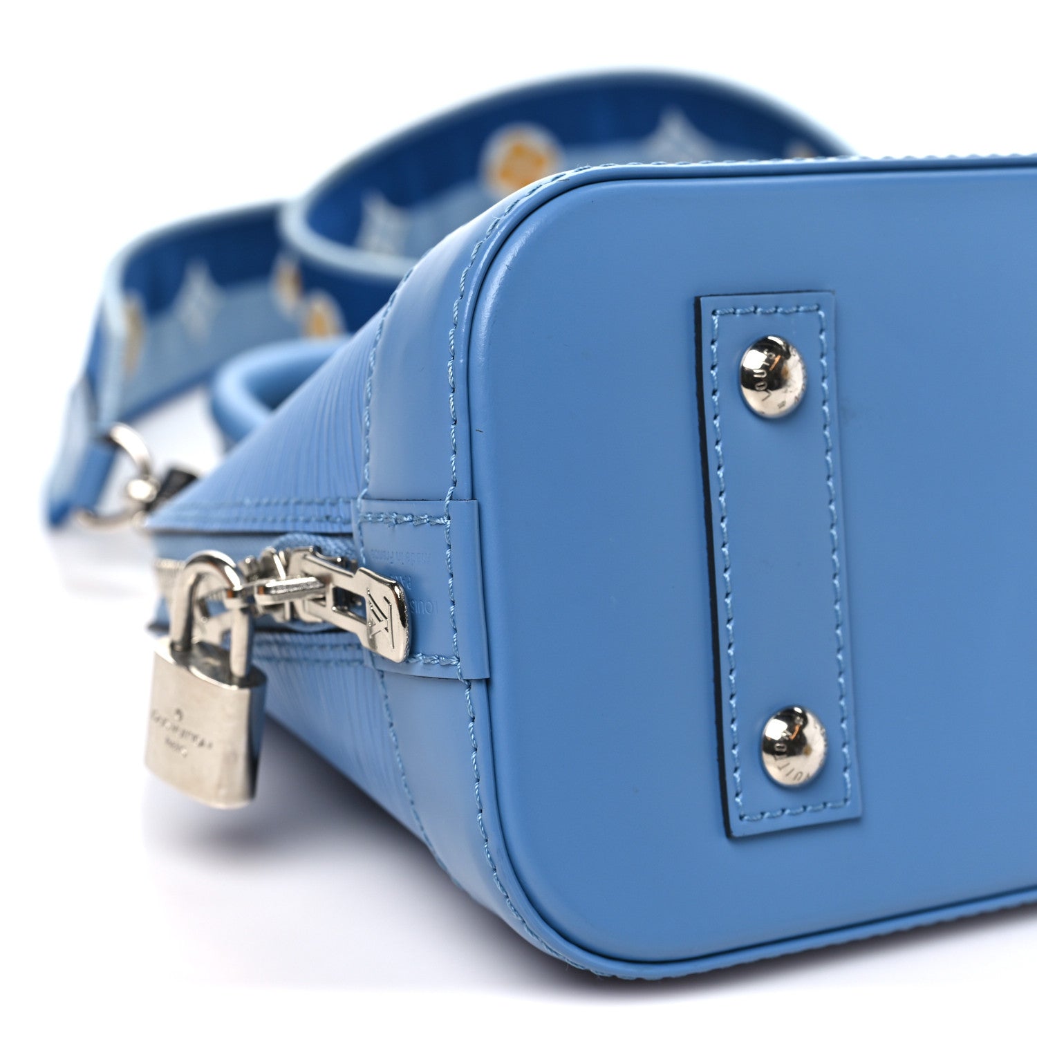 Louis Vuitton Epi Jacquard Alma BB Bleuet 8 of 10