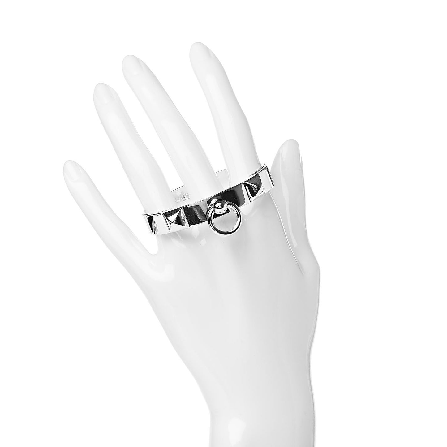 Sterling Silver PM Collier De Chien Bracelet XS