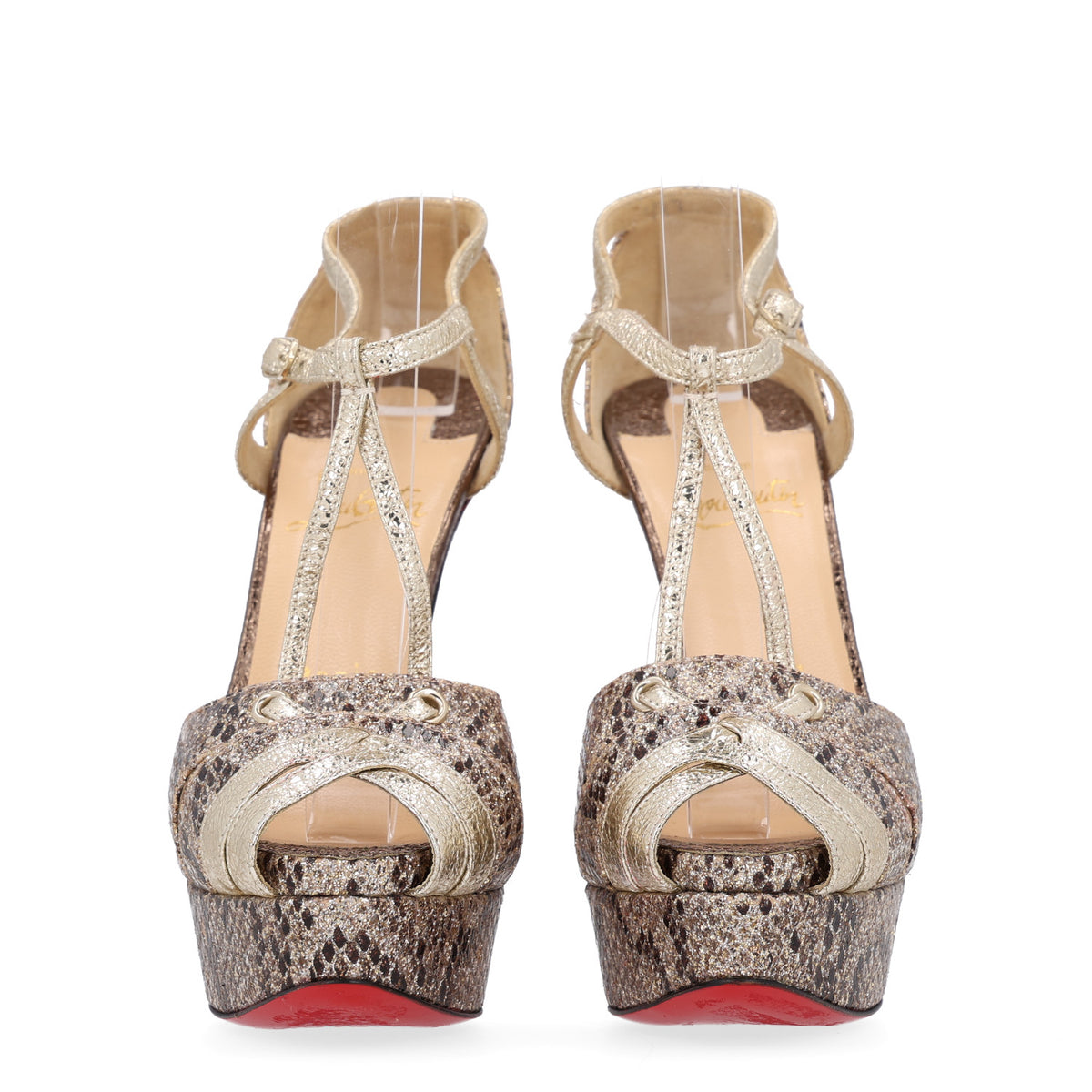 Christian Louboutin Glitter Glennalta 150 Pumps 36.5 Roccia 3 of 10