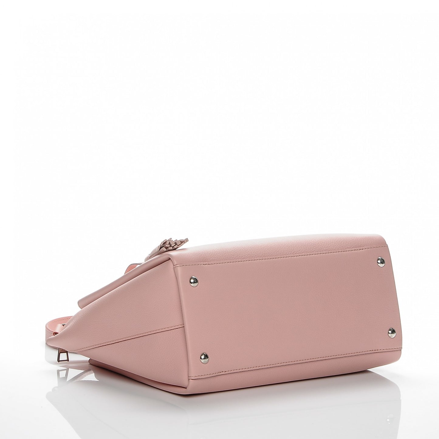 Calfskin Lockmeto Rose Poudre