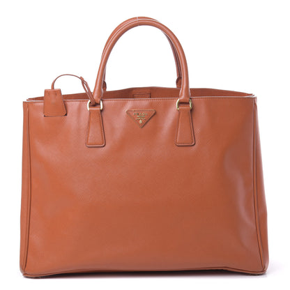 Prada Saffiano Lux Extra Large Tote Papaya 1 of 17