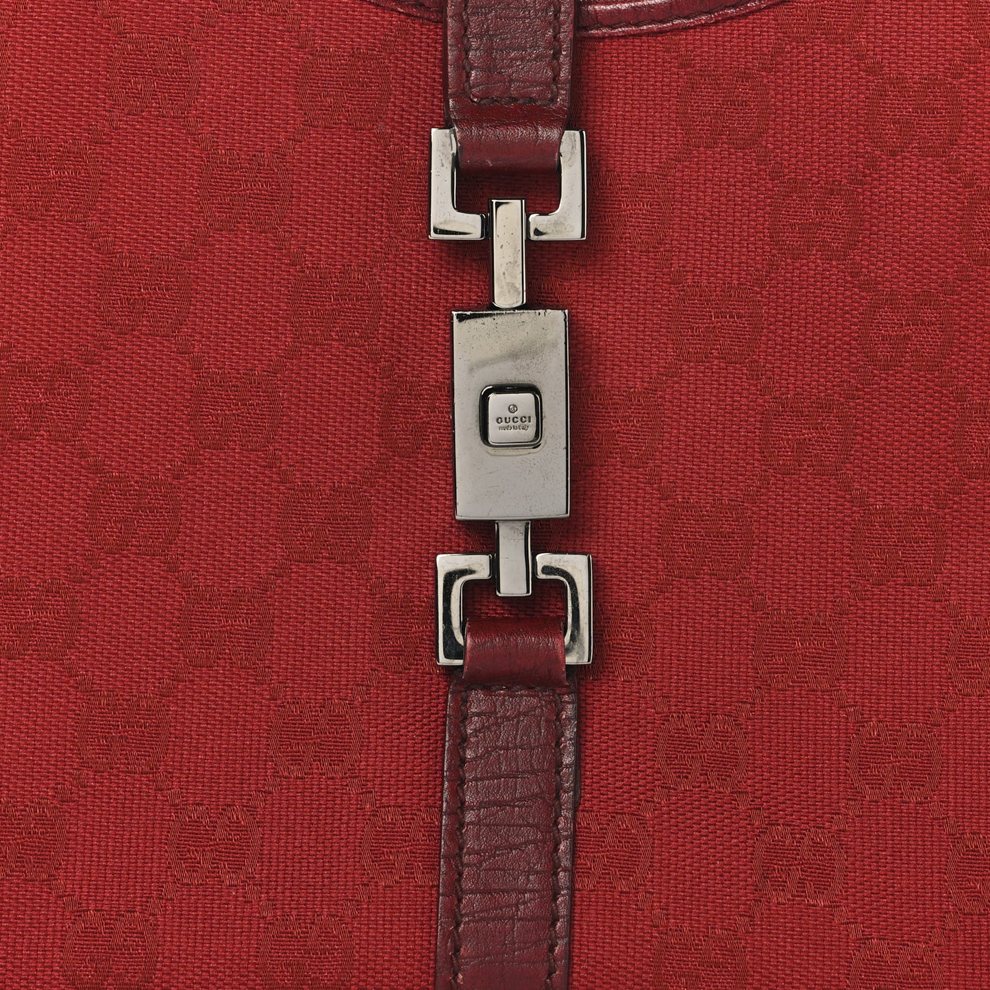 Monogram Small Bardot Bag Red