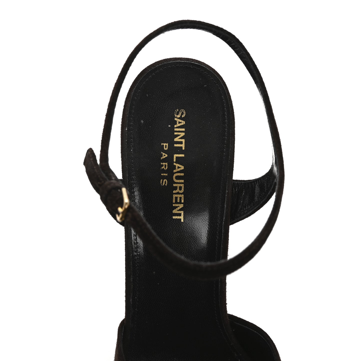 Suede Cachemire Bianca 85 Platform Sandals 41 Coffee