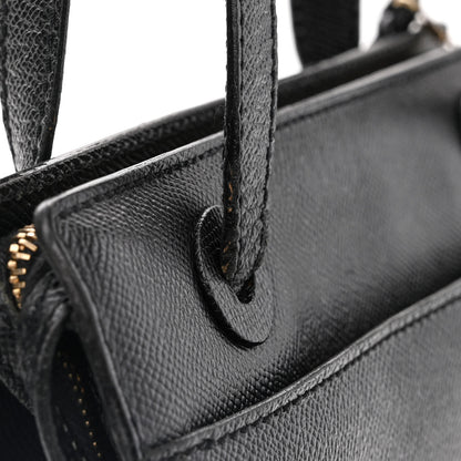 Chanel Grained Calfskin Shoulder Bag Black 12 of 15
