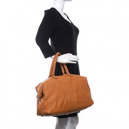Saint Laurent Pebbled Lambskin Medium Easy Sac Tan 2 of 10