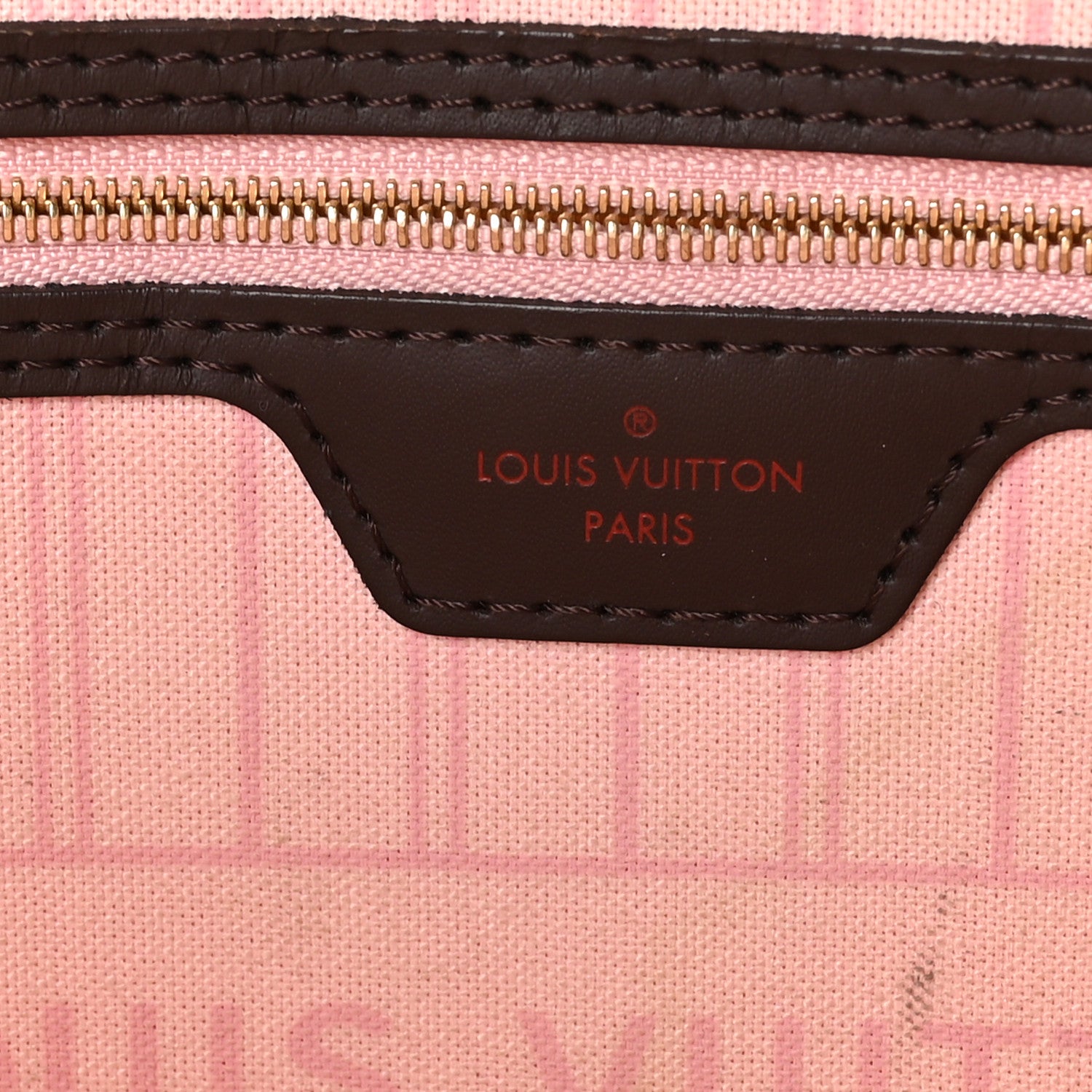 Louis Vuitton Damier Ebene Neo Neverfull MM Rose Ballerine 6 of 10
