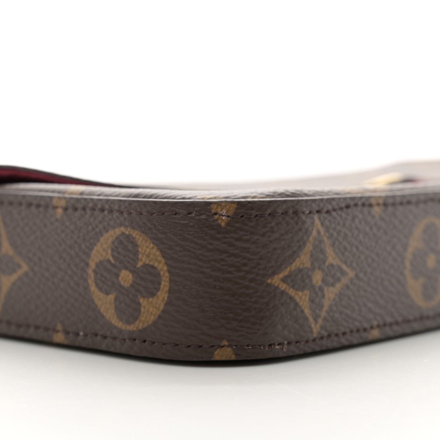 Louis Vuitton Monogram Pochette Felicie Chain Wallet Fuchsia 10 of 12