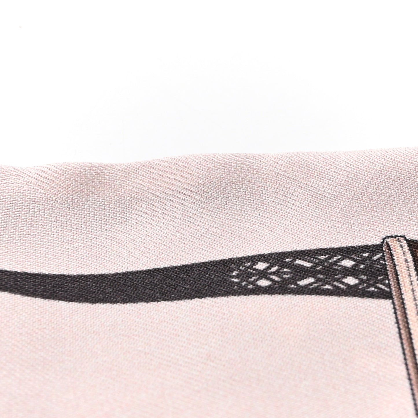 Silk Monogram Skyline Bandeau Marron