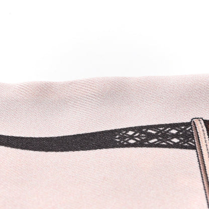 Louis Vuitton Silk Monogram Skyline Bandeau Marron 8 of 9