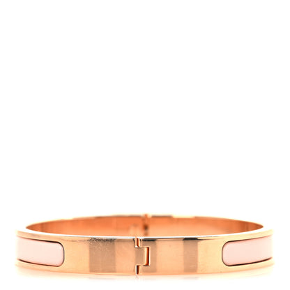 Hermes Enamel Mini Clic Kelly Bracelet PM Rose Candeur 3 of 5