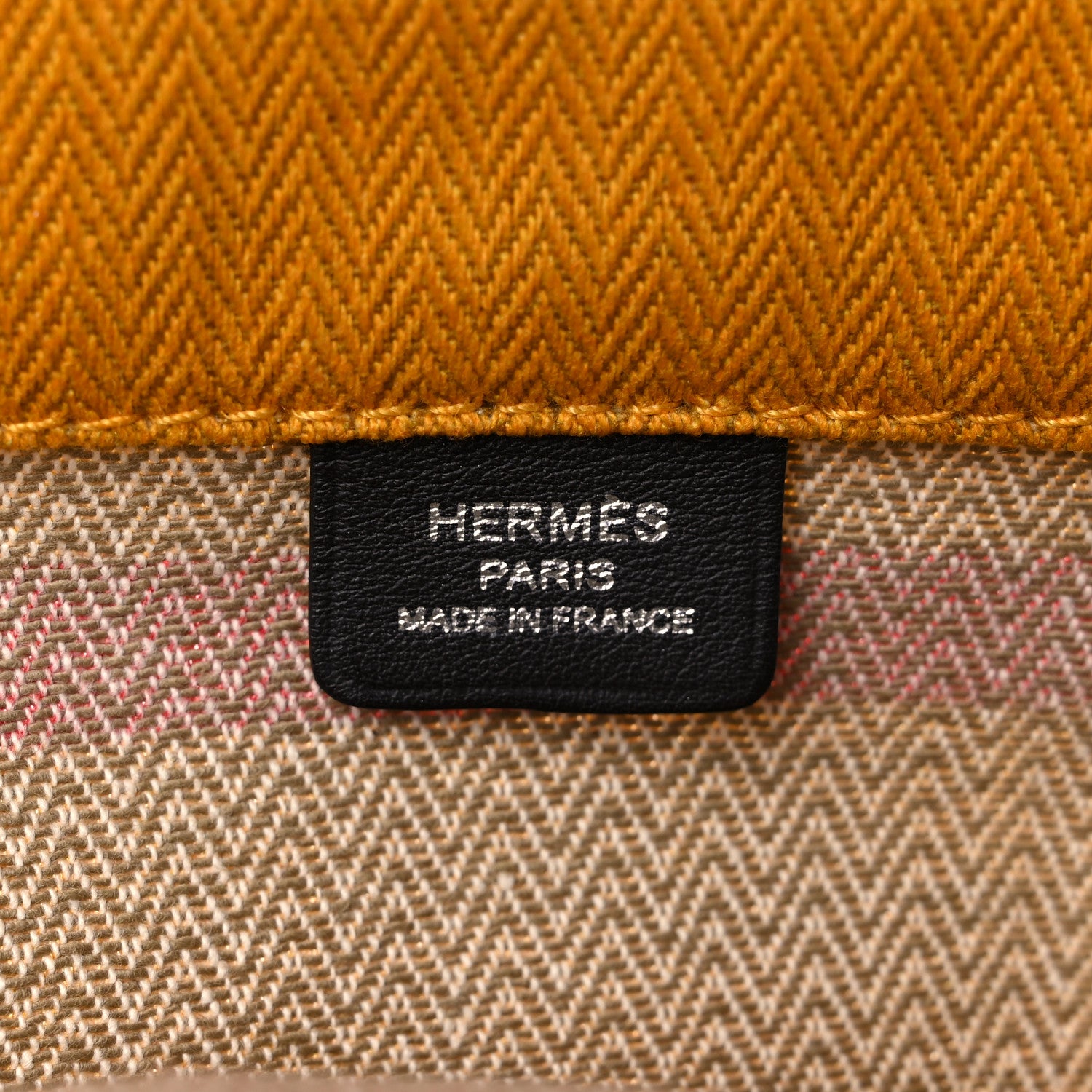Hermes Herringbone Canvas Swift Rocabar Aline Bag Ebene 6 of 9