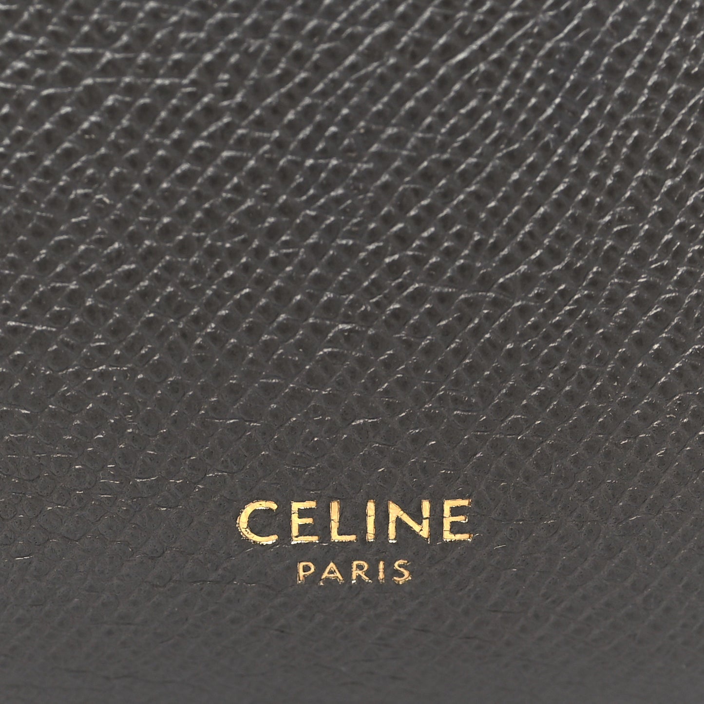 Grained Calfskin Micro Belt Bag Grey