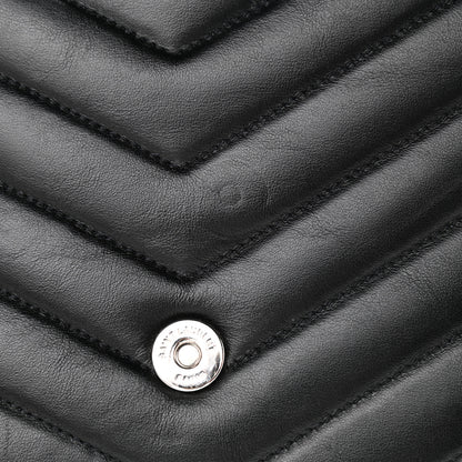 Saint Laurent Calfskin Y Quilted Monogram Large Loulou Chain Satchel Black 15 of 16