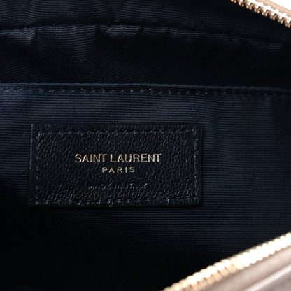Saint Laurent Calfskin Matelasse Monogram Lou Camera Bag Dark Latte 8 of 8