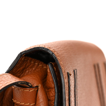 Chloe Calfskin Mini Marcie Round Crossbody Bag Tan 12 of 15