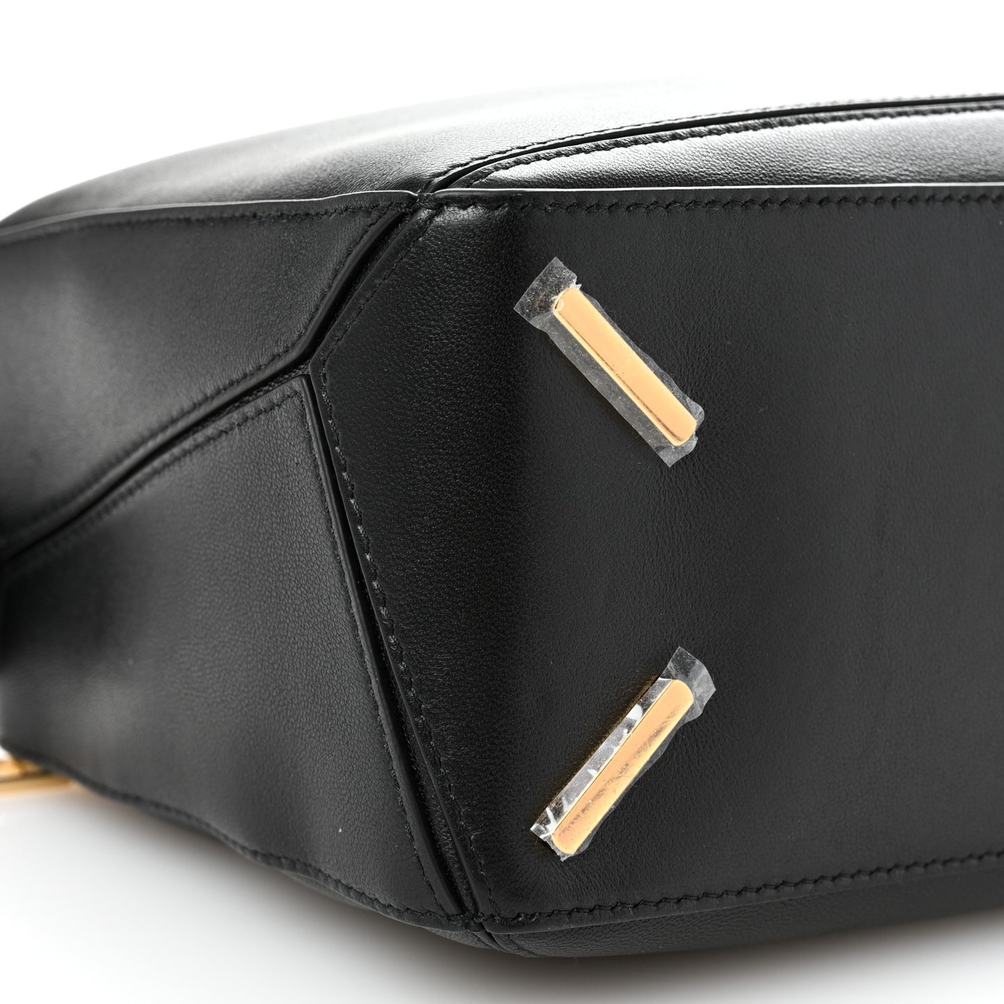 Nappa Lambskin Small Featherlight Puzzle Bag Black