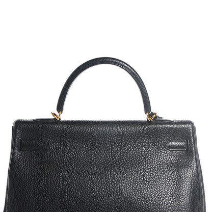 Hermes Fjord Kelly Retourne 35 Black 6 of 26