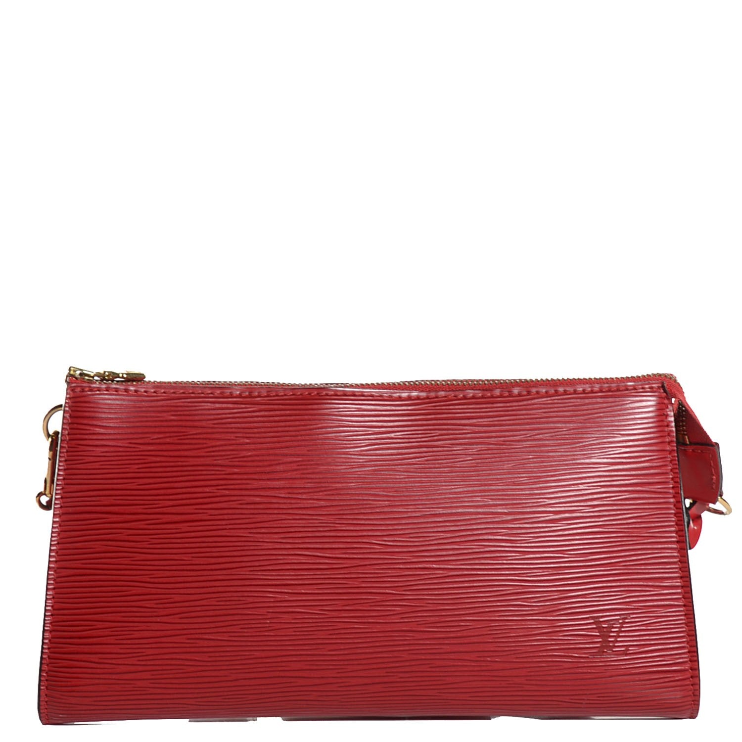 Louis Vuitton Epi Pochette Accessories 24 Castillan Red 1 of 7