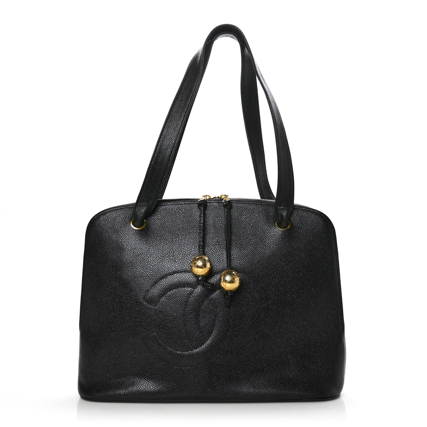 Chanel Caviar CC Shoulder Bag Black 1 of 9