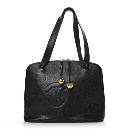 Chanel Caviar CC Shoulder Bag Black 1 of 9