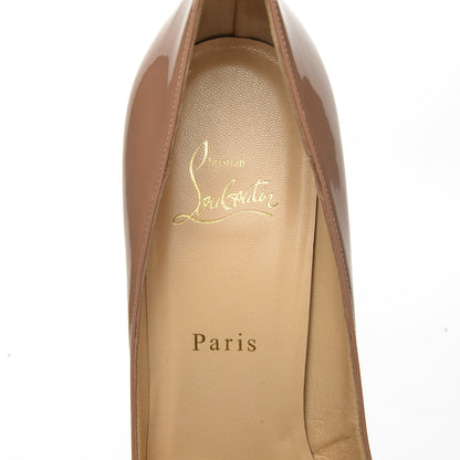 Christian Louboutin Patent Pigalle 100 Pumps 39 Nude 6 of 7