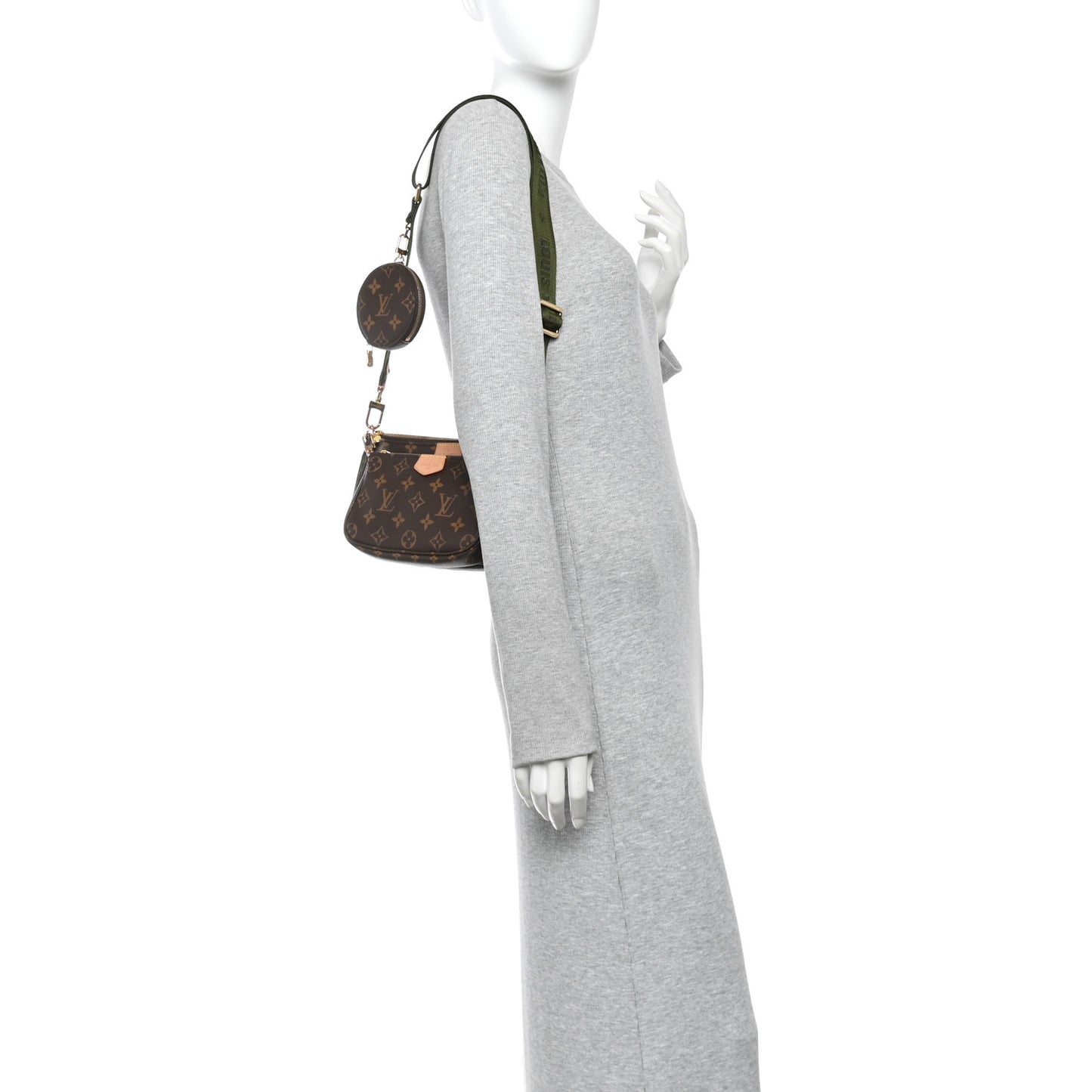 Monogram Multi Pochette Accessories Kaki