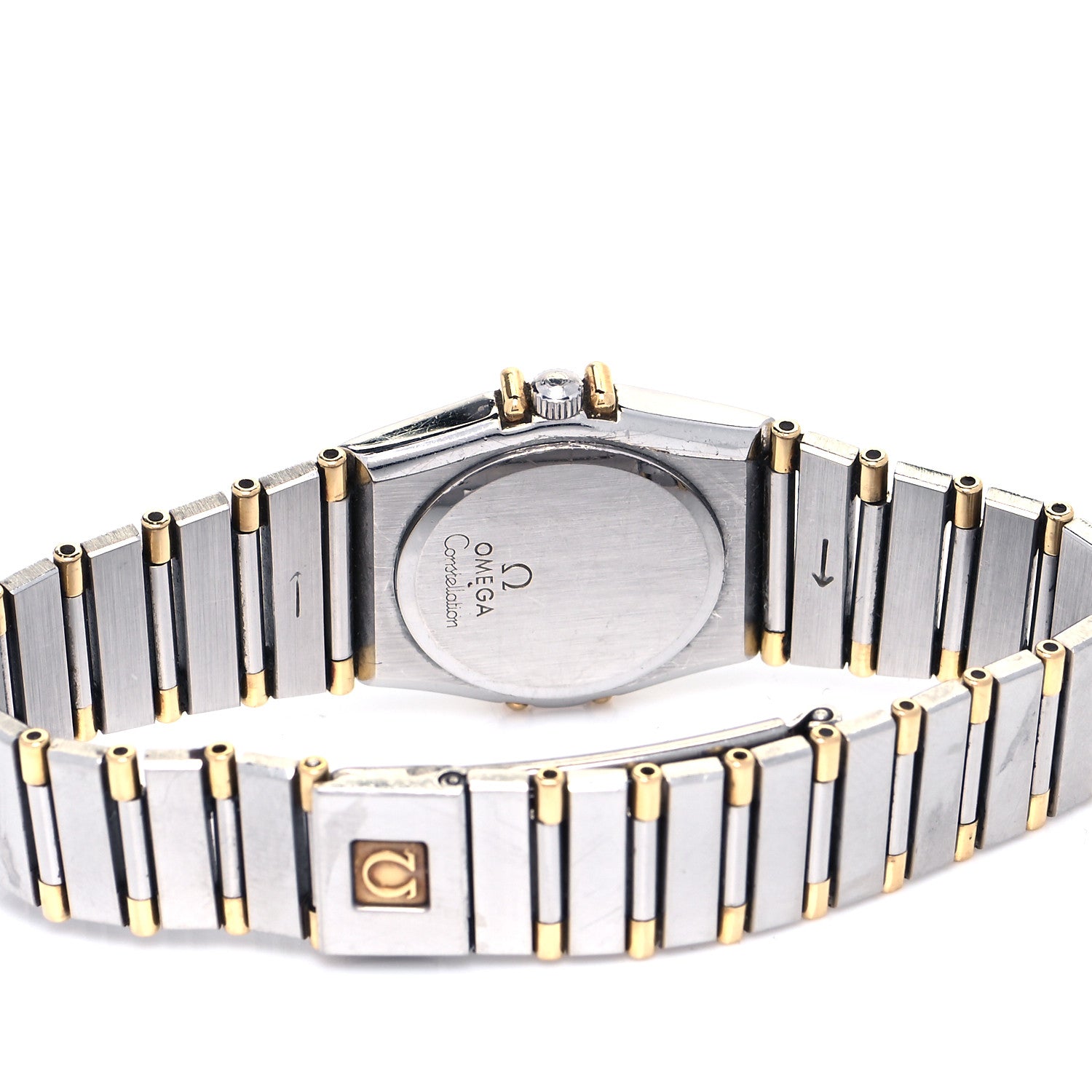 Omega Stainless Steel 18K Yellow Gold 22mm Constellation Quartz Watch Champagne 795.1080 4 of 4
