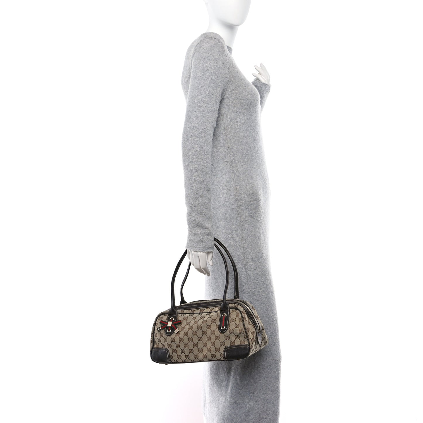 Monogram Small Princy Satchel Dark Brown