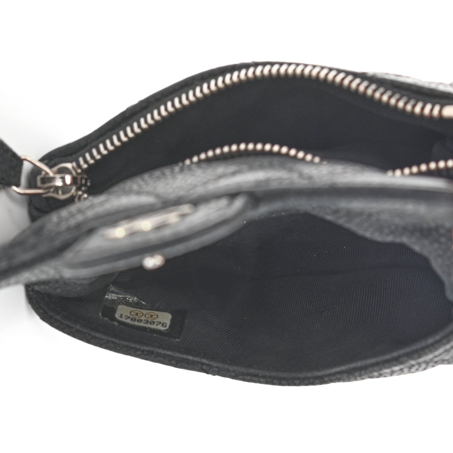 Chanel Iridescent Caviar Quilted Coin Purse Black 5 of 8