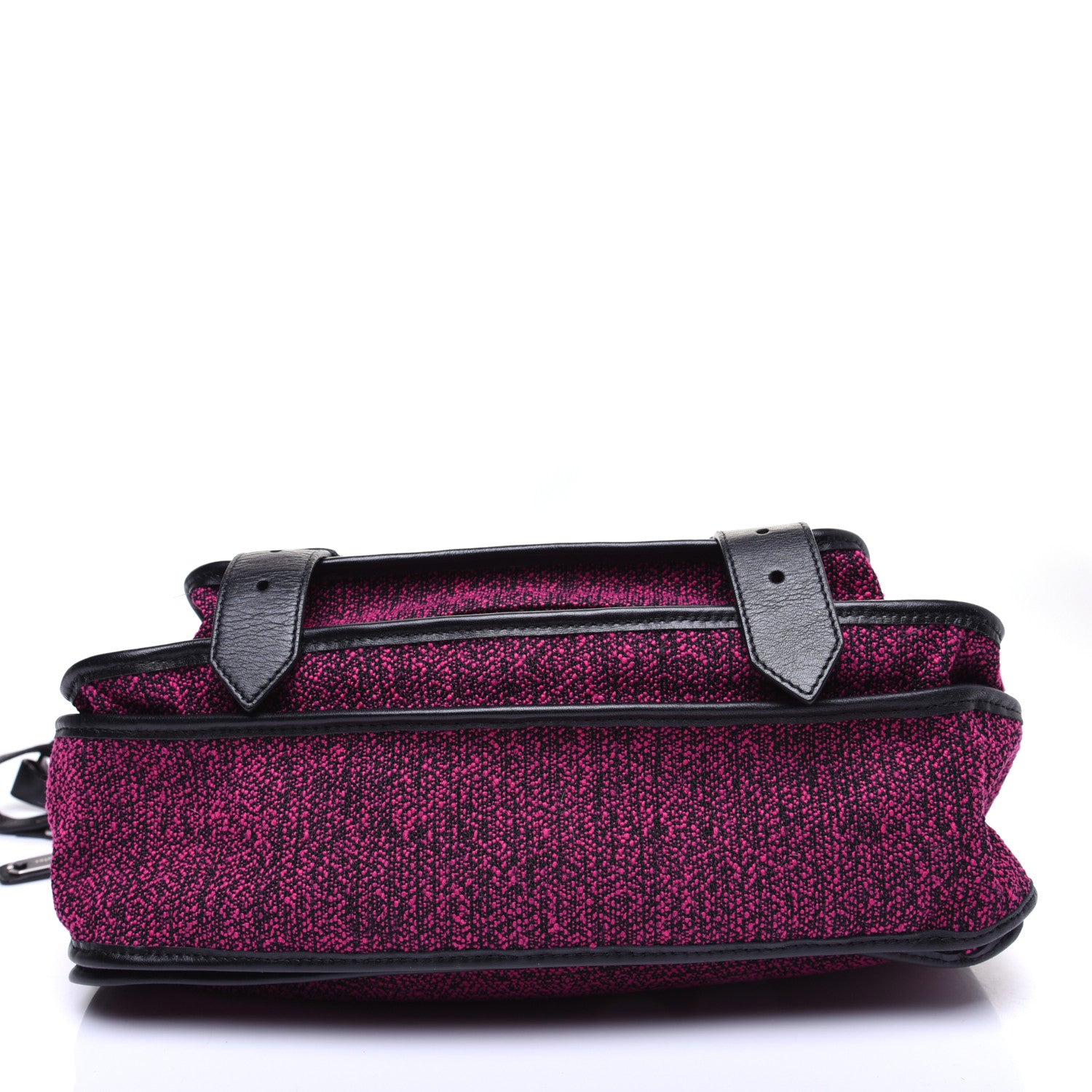 Proenza Schouler Tweed Lambskin Medium PS1 Satchel Berry Fuxia Pink 11 of 14