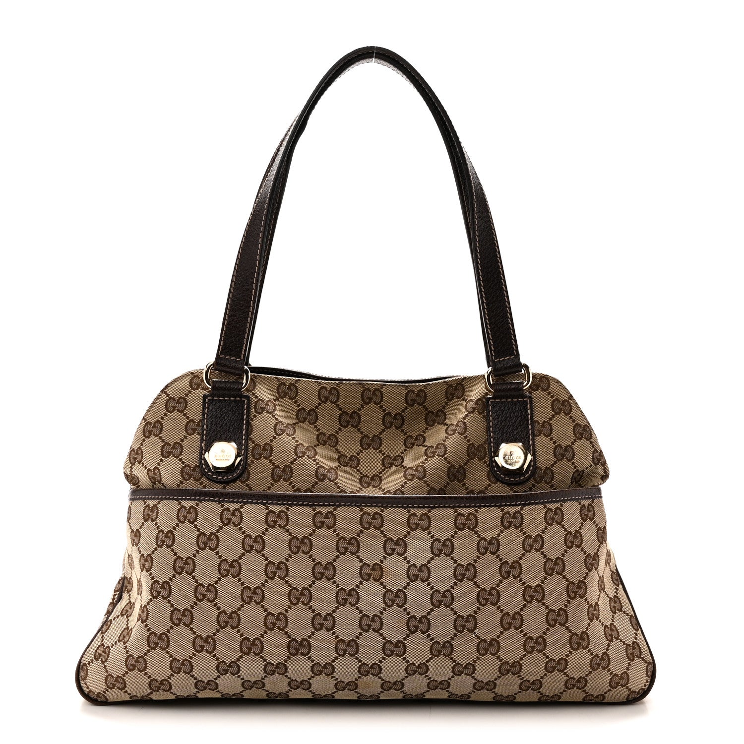 Gucci Monogram Medium Charmy Shoulder Bag Brown 1 of 10