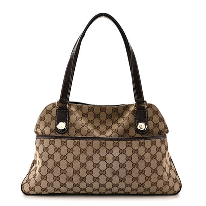 Gucci Monogram Medium Charmy Shoulder Bag Brown 1 of 10