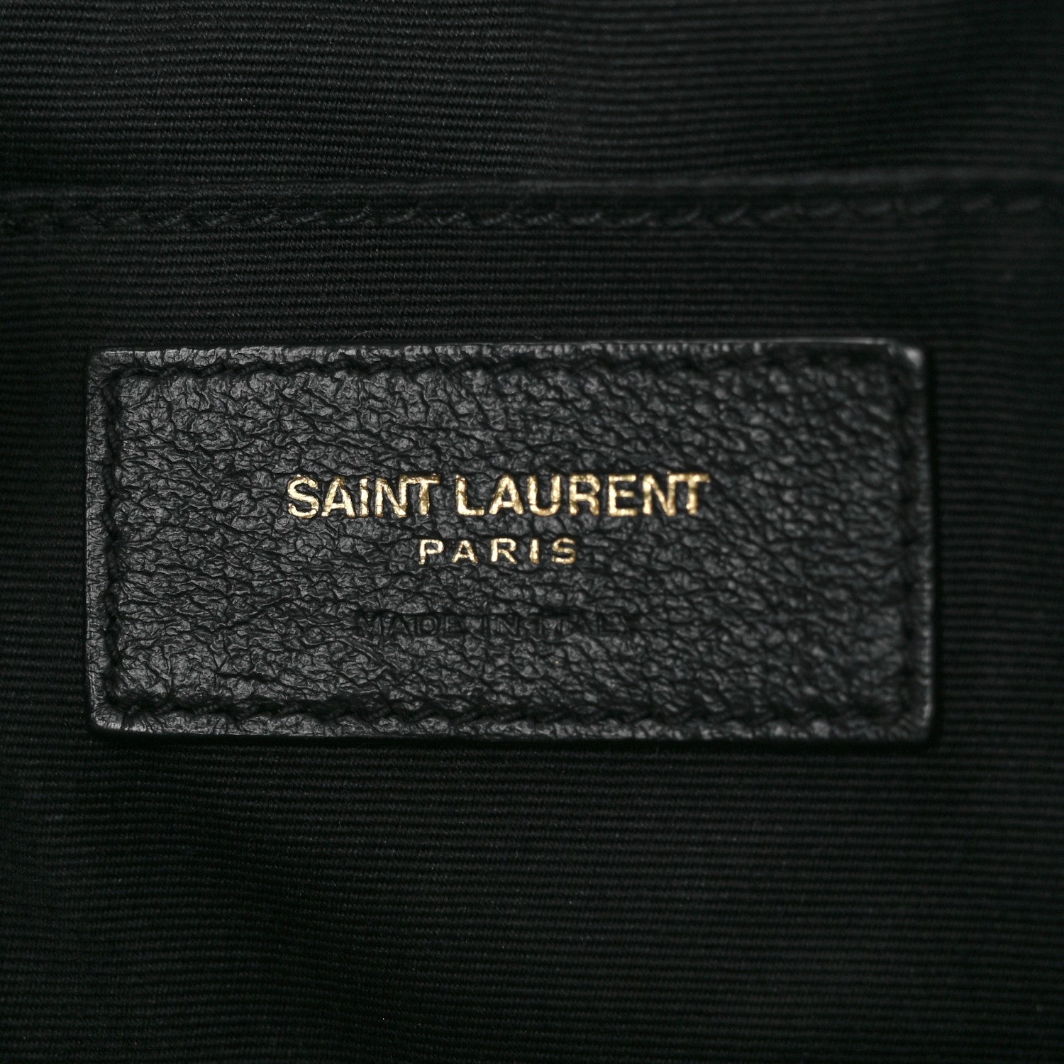 Saint Laurent Calfskin Matelasse Monogram Lou Camera Bag Black 6 of 12