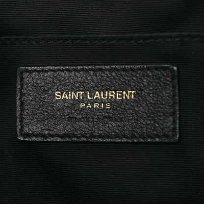 Saint Laurent Calfskin Matelasse Monogram Lou Camera Bag Black 6 of 12