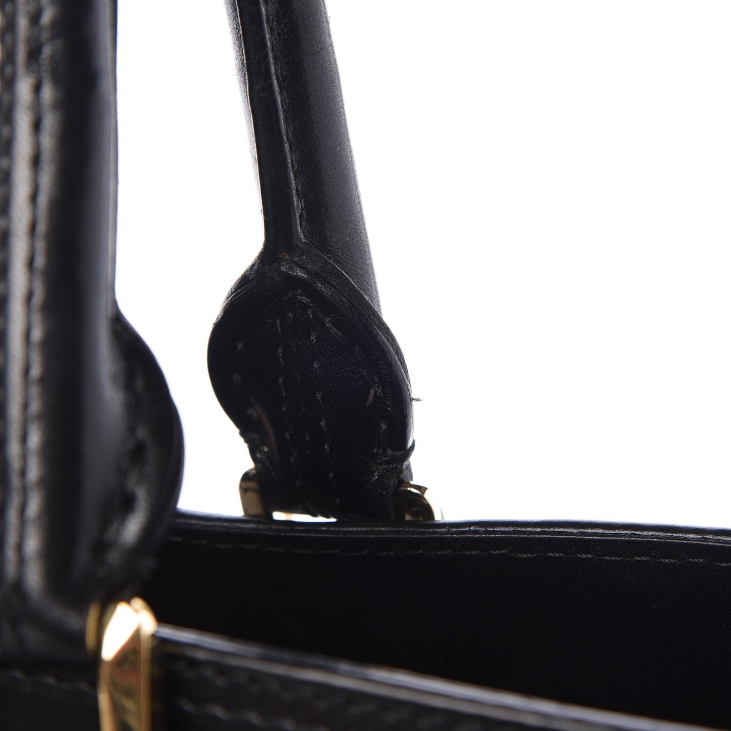 House Check Bridle Calfskin Medium Lynher Tote Black