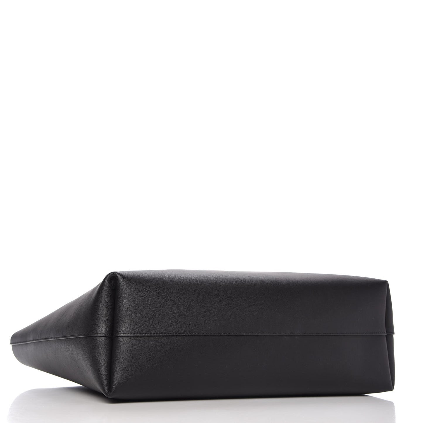 Calfskin Large Shopping Tote Black