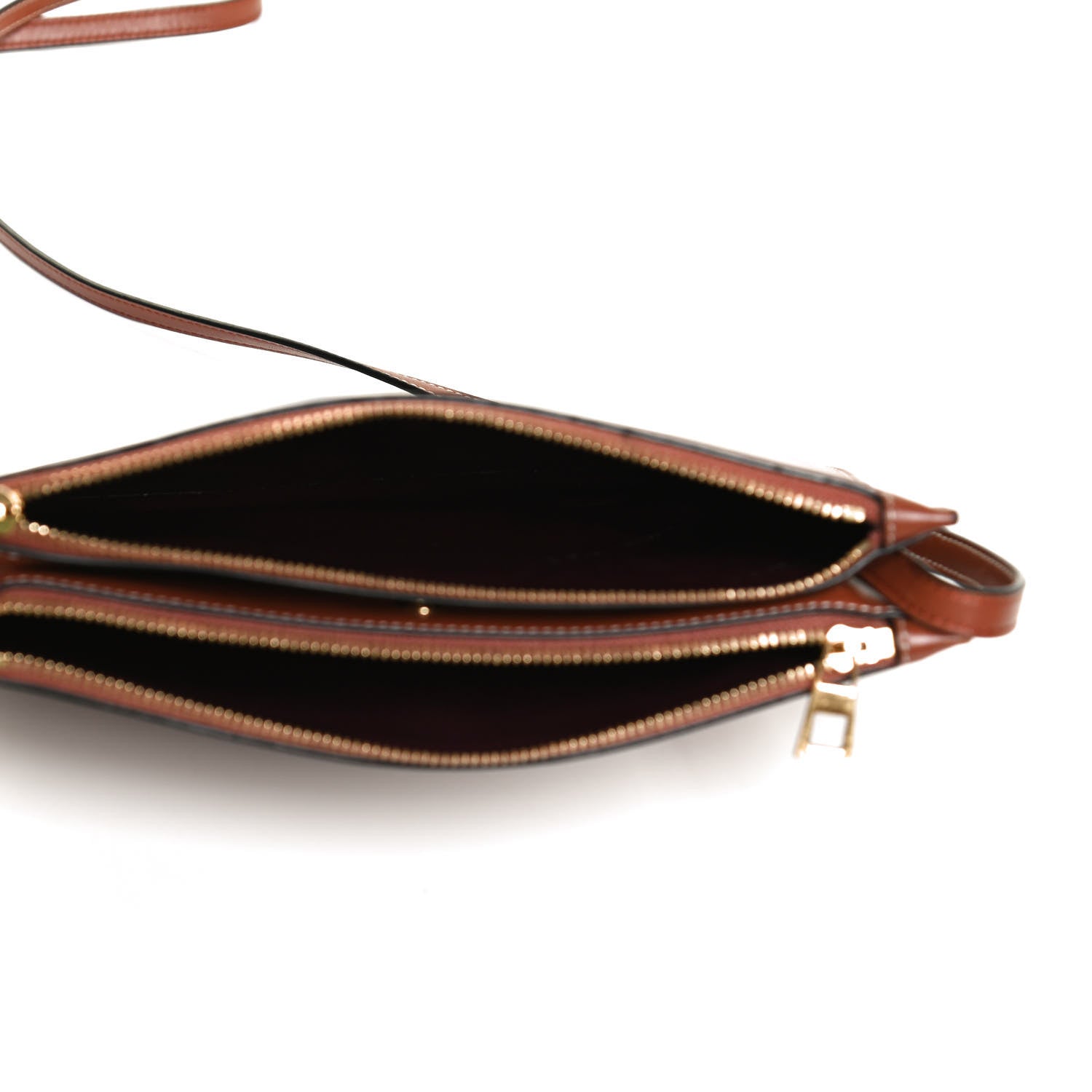 Loewe Calfskin Gate Double Zip Pouch Crossbody Brick 5 of 12