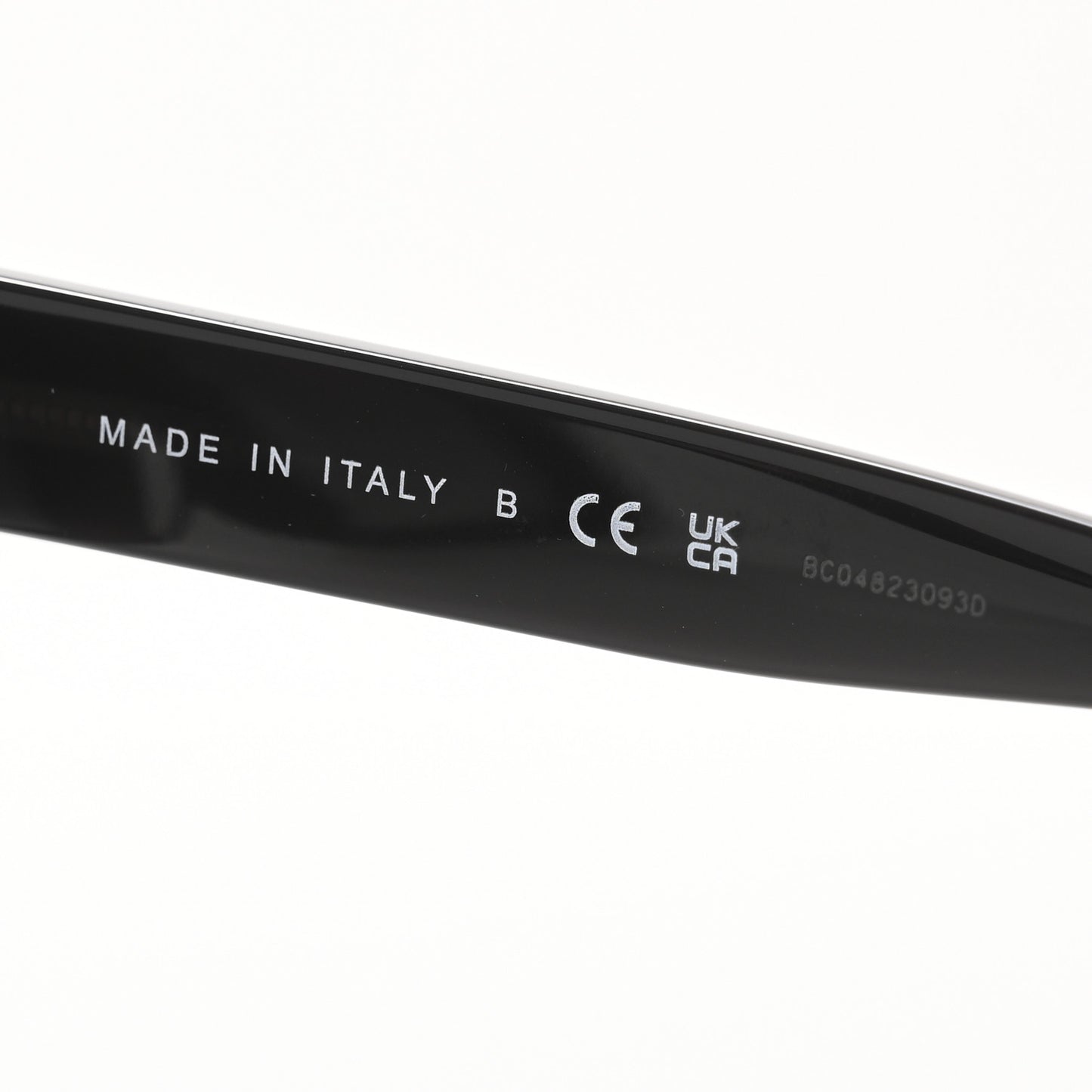 Acetate Polarized Pearl CC Square Sunglasses 5482-H-A Black