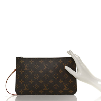 Louis Vuitton Monogram Neverfull MM GM Pochette 2 of 10