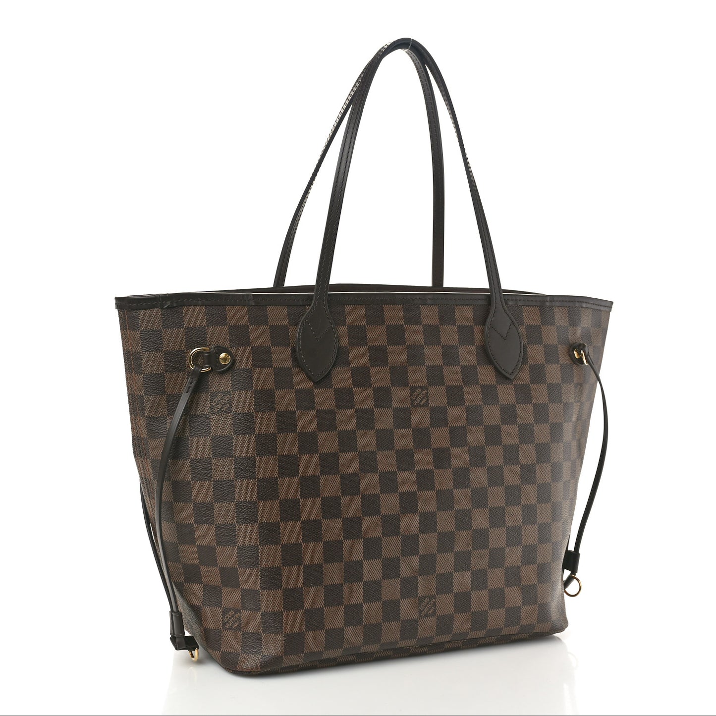 Damier Ebene Neo Neverfull MM Rose Ballerine