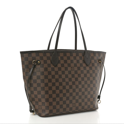 Louis Vuitton Damier Ebene Neo Neverfull MM Rose Ballerine 3 of 10