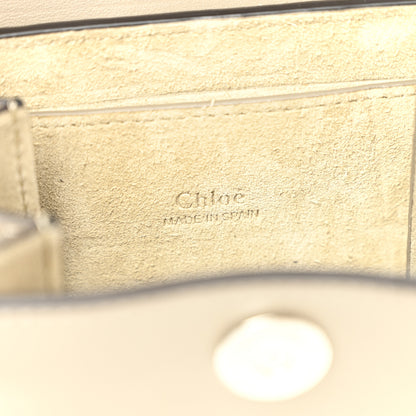 Chloe Suede Calfskin Mini Faye Bracelet Bag Motty Grey 6 of 9