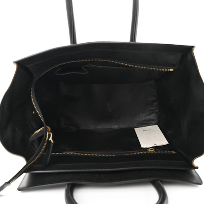 Celine Satin Calfskin Suede Mini Tri-Color Luggage Olive 5 of 15