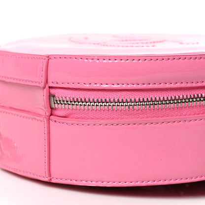 Chanel Patent Round As Earth Evening Bag Pink 9 of 9