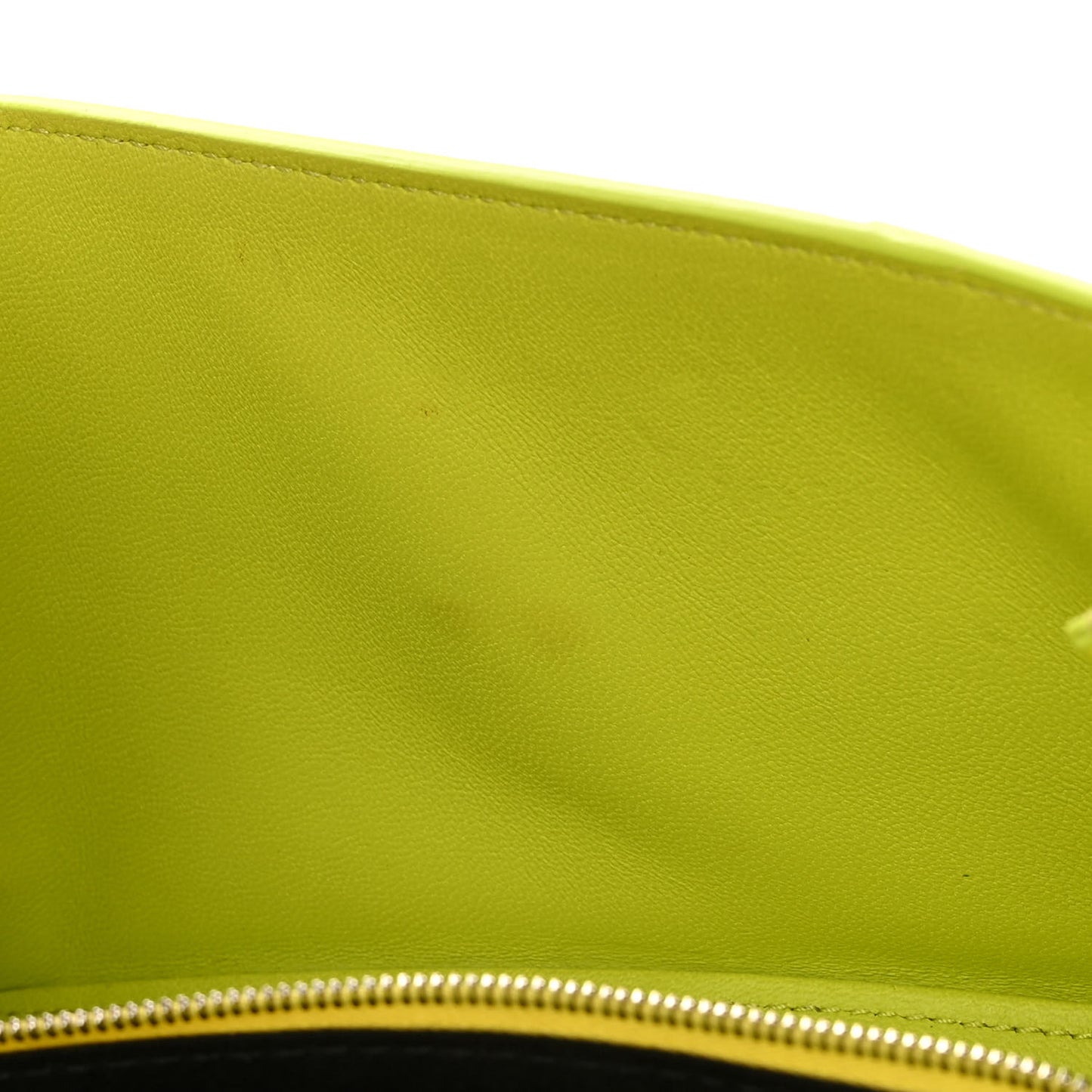 Shiny Calfskin Crocodile Embossed Small Hourglass Sling Shoulder Bag Lime