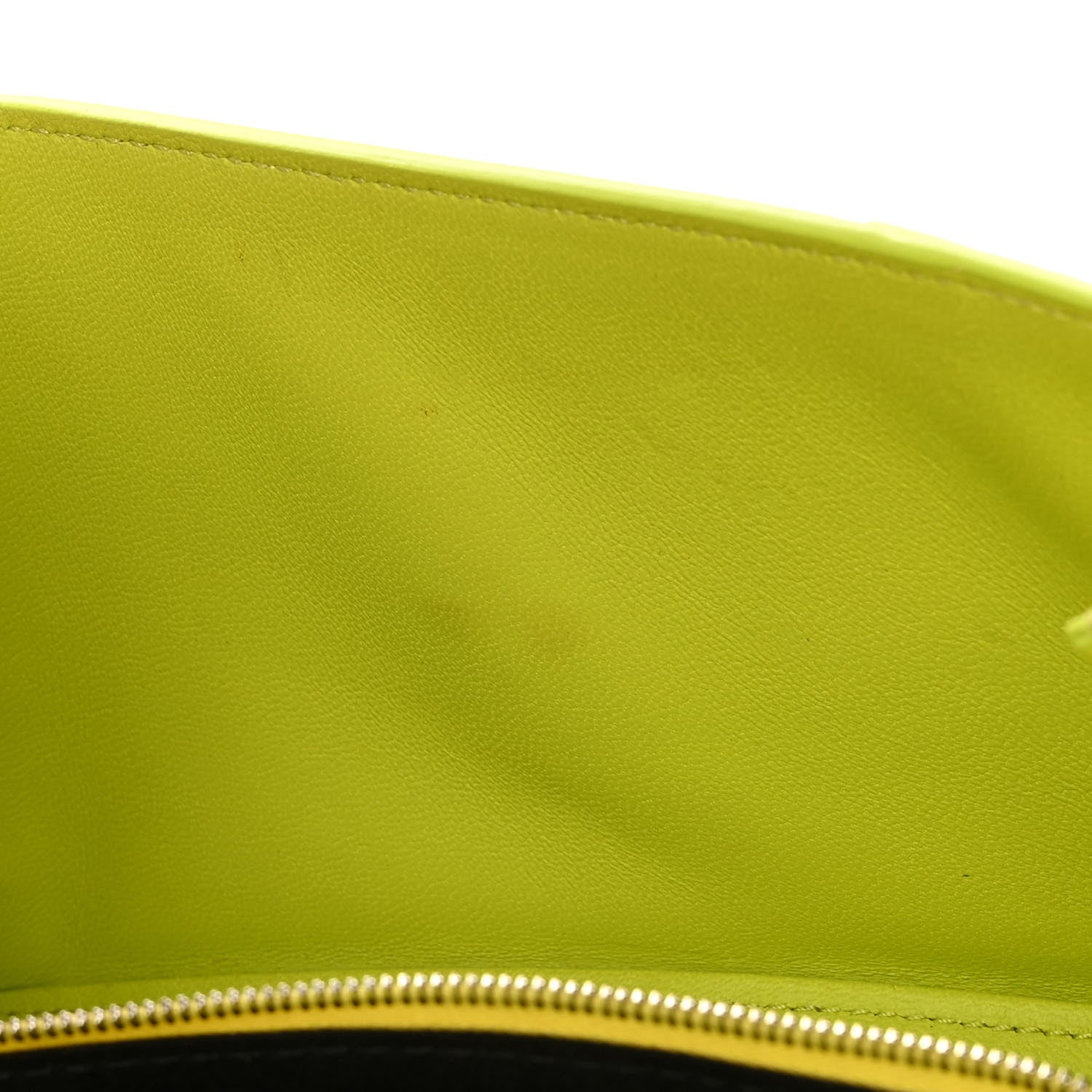 Balenciaga Shiny Calfskin Crocodile Embossed Small Hourglass Sling Shoulder Bag Lime 11 of 15