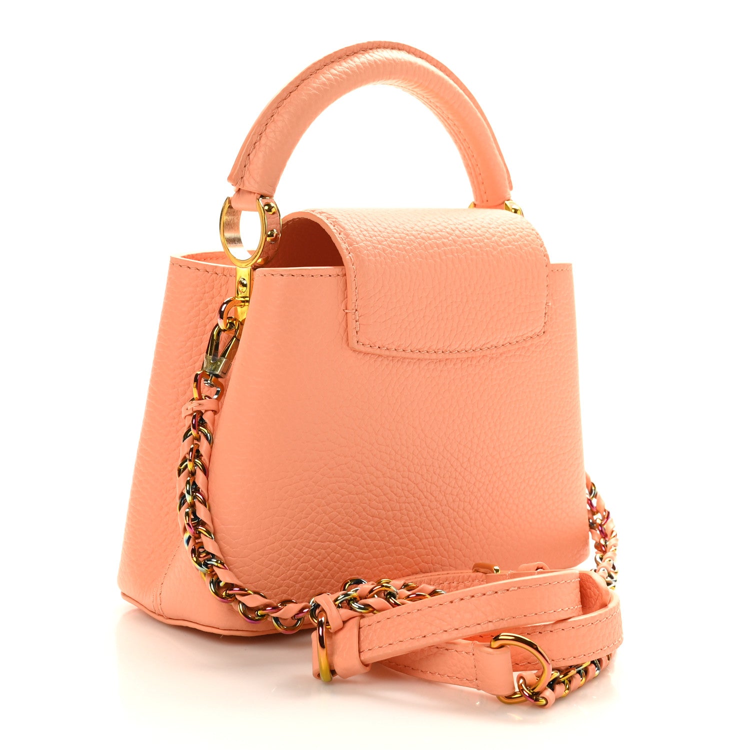 Louis Vuitton Taurillon Mini Capucines Abricot 3 of 9